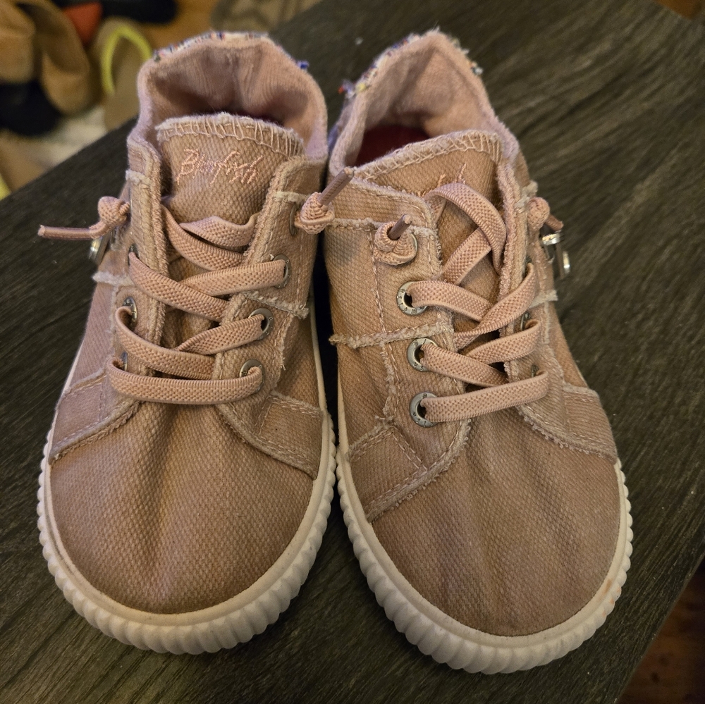 Blowfish Malibu Fruit pink tennis shoes kids 13